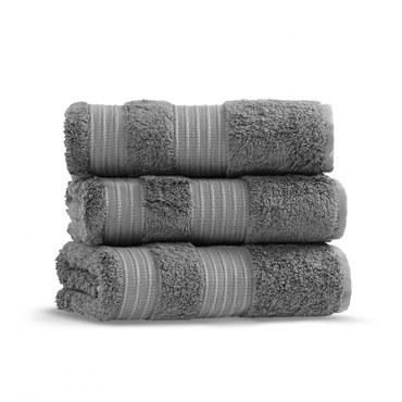 Бамбуковое полотенце для рук, L'appartement, London, 50x90, Темно-серый, 1 шт.