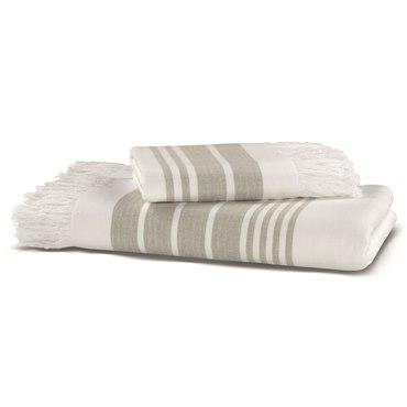 Хлопковая пештемаль, Hamam, Marine, 100x180, Дымчатый (Vapour), 1 шт.