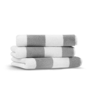 Махровое полотенце для лица, L'appartement, Tampa, 50x76, Белый/Серый (Ecalyptus / White), 1 шт.