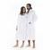 Отельный халат, Hamam Suite, Stripe, S/M, Белый (White), 1 шт.