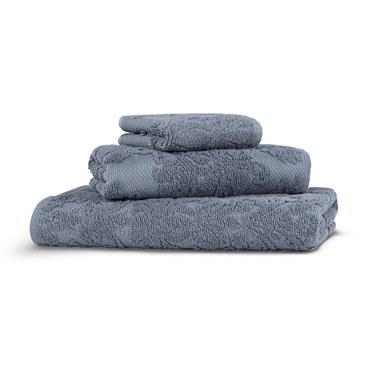 Жаккардовое полотенце для лица, Hamam, Patara, 30x40, Серо-голубой, 1 шт.