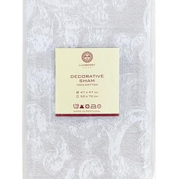 Декоративная наволочка, Luxberry, Shabby, 47x47, Серый, 1 шт.