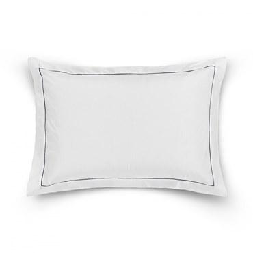 Стандартная наволочка, Hamam, Marine, Стандартная, 50x70, Белый/синий, 2 шт.