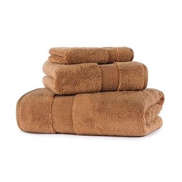 Полотенце, Hamam, Heritage, 50x100, Темная карамель, 1 шт.