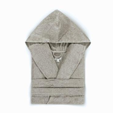 Легкий халат с капюшоном, Hamam, Ash, L/XL, Унисекс, Светлый дым, 1 шт.