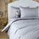 Комплект постельного евро, Claire&Caroll, 200x220, Серый/белый, 400 ТС, Комплект