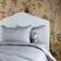 Комплект постельного евро, Claire&Caroll, 200x220, Серый/белый, 400 ТС, Комплект