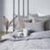Семейный комлект постельного белья, Claire&Caroll, 150x200 (2 шт.), Серый/белый, 400 ТС, Комплект