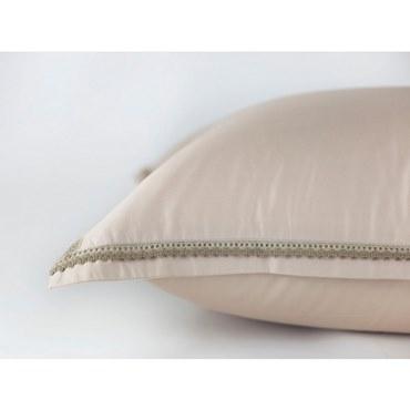 Наволочки, German Grass, Lace, На запахе, 50x70, Декоративный, Бежевый, 353 ТС, 2 шт.