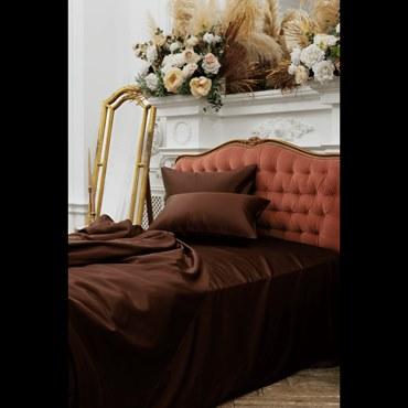 Комплект Евро, German Grass, Chocolate Pie, 260x280, 200x220, 50x70 (2 шт.), Шоколадный, 1 шт.