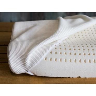 Подушка из натурального латекса, German Grass, Naturlatex, Упругий, 61х40х15, Белый, 1 шт.