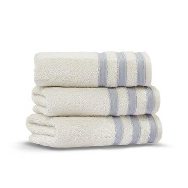 Махровое полотенце для лица, L'appartement, Newport, 30x50, Слоновая кость/Голубой (Ivory / Sky), 1 шт.