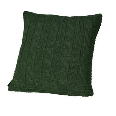 Декоративная подушка, L'appartement, Boston, 40x40, Темно-зеленый, 1 шт.