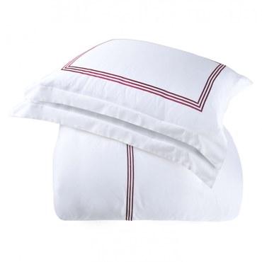 Пододеяльник, L'appartement, Toscana, 200x220, Слоновая кость/красный, 1 шт. Пододеяльник, L'appartement, Toscana, 200x220, Слоновая кость/красный, 1 шт.