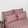 Комплект постельного белья, Полуторный, Bovi, Accent, 150x210, 220x240, 50x70 (1 шт.), Карминово-розовый, 200 ТС, 1 шт.