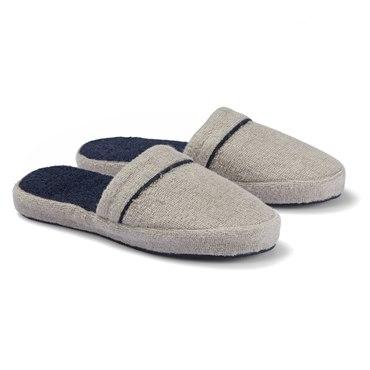 Банные тапочки, Hamam, Qashmare, Закрытые, 36-37, Унисекс, Дым/синий (Vapour / Navy), 1 шт. Банные тапочки, Hamam, Qashmare, Закрытые, 36-37, Унисекс, Дым/синий (Vapour / Navy), 1 шт.